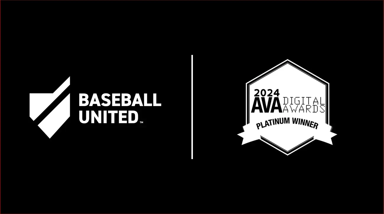 Baseball United Awarded Top Honors in AVA Digital Marketing Awards