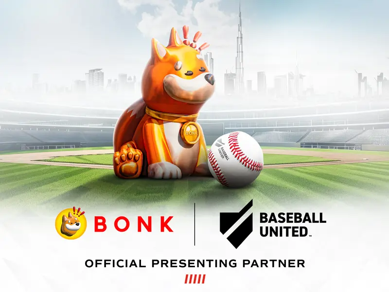 Leading Cryptocurrency, BONK, Named Presenting Partner for Baseball United’s Inaugural Season