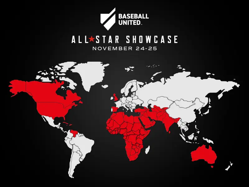 Baseball United Inaugural All-Star Showcase Will Be Broadcast In More Than 120 Countries