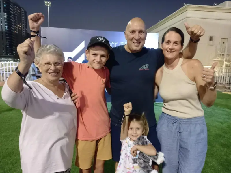 Meet an English family enjoying America's favourite sport 'baseball' in Dubai