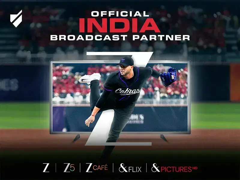 ‘Z’ Partners with Baseball United to Introduce India’s Next Great Sport – The League’s First Season to be Telecast Live across Zee 5 & ‘Z’ Linear Channels