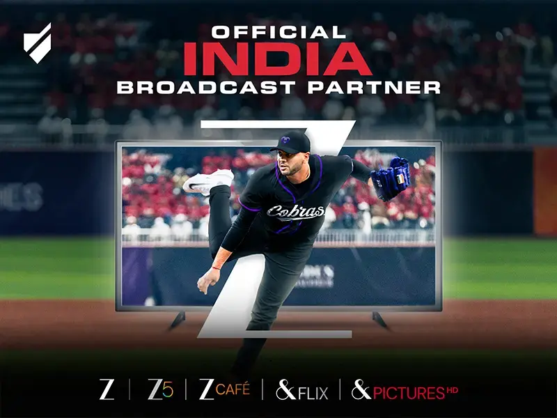 ‘Z’ partners with Baseball United to bring professional Baseball to India
