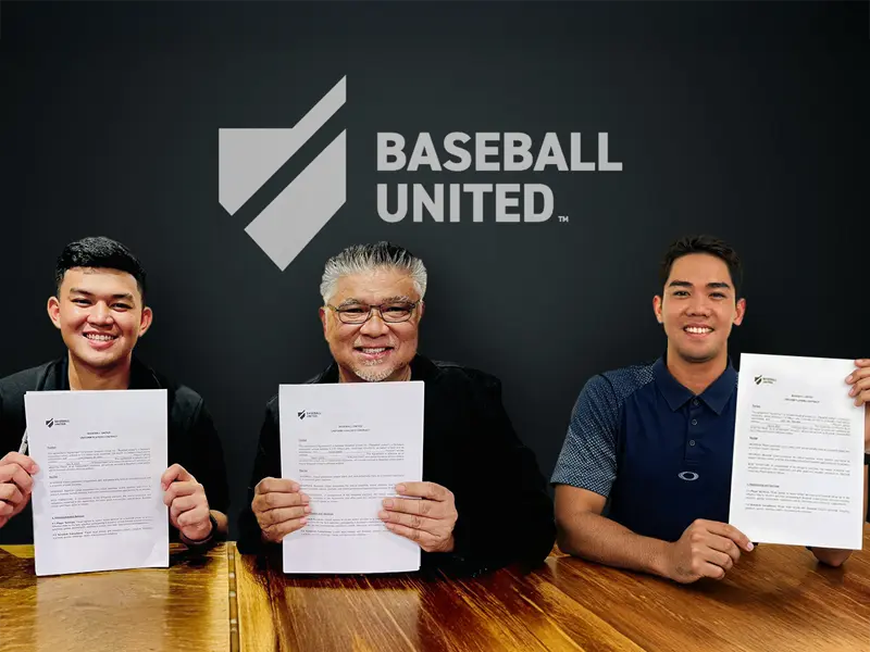 Baseball United Signs Top Two Players from the Philippines to Compete in Inaugural Season